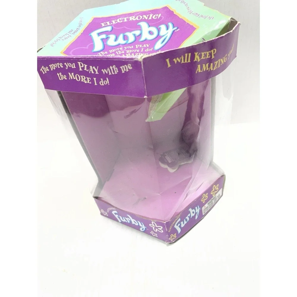 Original 1998 Tiger Electronics Tuxedo Furby Model 70-800 Original Box Untested